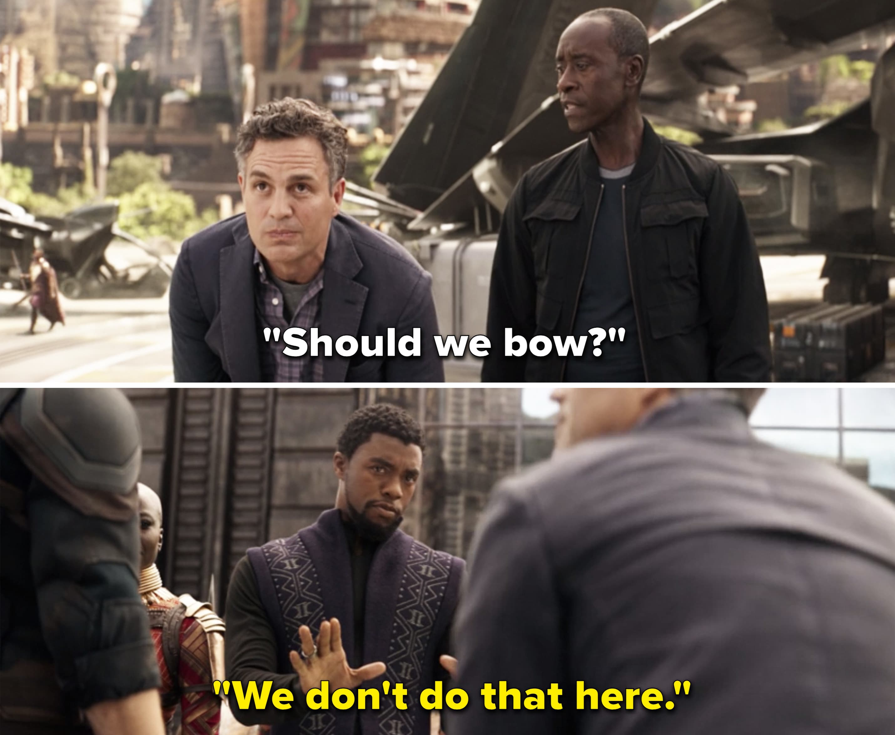 We don’t do that here meme